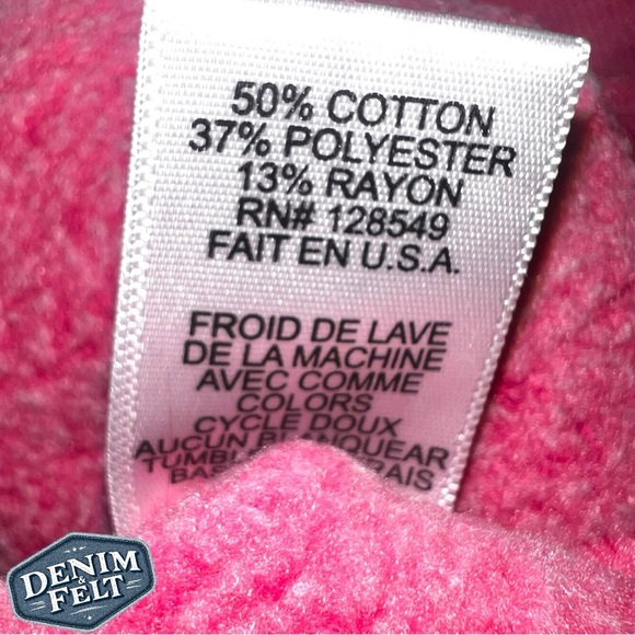 Aviator Nation Pink w/ Yellow Lightning Bolt Cropped Sweatshirt/Pullover | NEW⚡️ - Picture 10 of 12